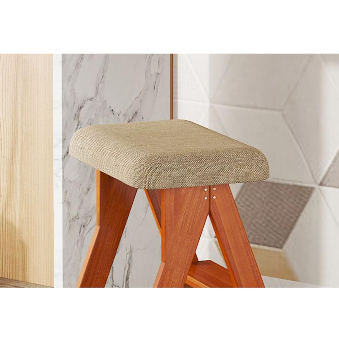 Amazon｜[Donahutt03] 踏み台 折りたたみ 木製 脚立 おしゃれ 2段